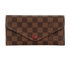 Louis Vuitton Josephine Wallet, &pound;210, Accessories, Brown, Canvas, Front view